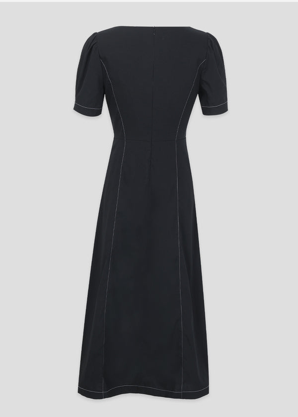 Iris Stitch Long Dress