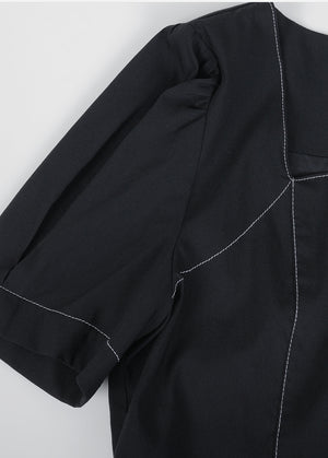 Iris Stitch Long Dress