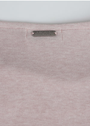 Aaliyah Unbalanced Cawl-neck Tee