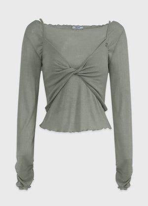 Agatha Twisted Bustier-Tee Setup