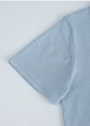 Agia Snap-button Short-sleeve Cardigan