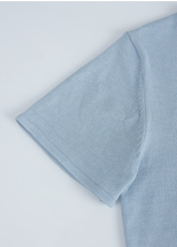 Agia Snap-button Short-sleeve Cardigan