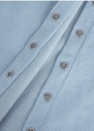 Agia Snap-button Short-sleeve Cardigan