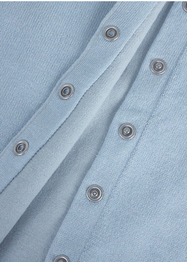 Agia Snap-button Short-sleeve Cardigan