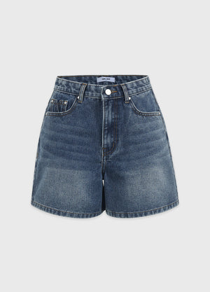 Amitie Denim Wide Short Pants
