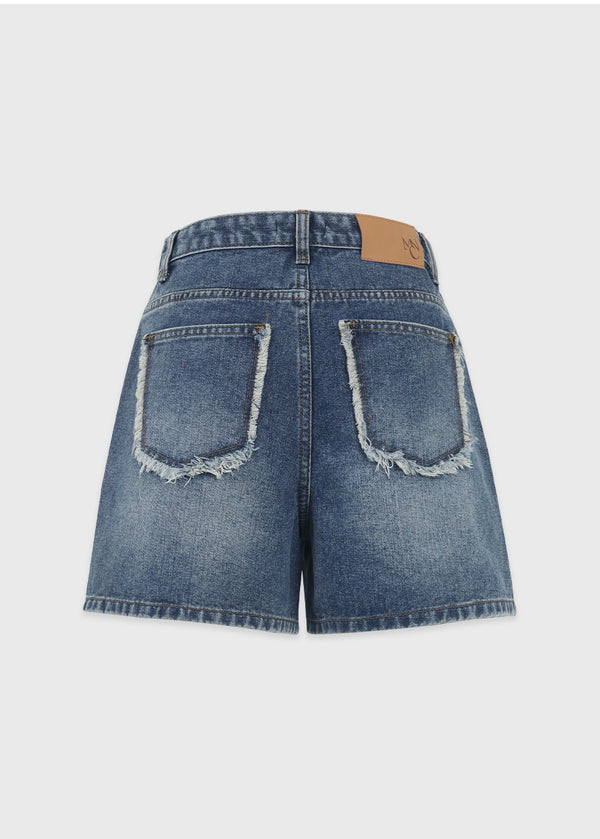 Amitie Denim Wide Short Pants