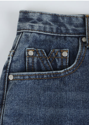 Amitie Denim Wide Short Pants