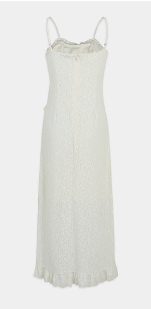 Anastasia Lace Ruffle Dress