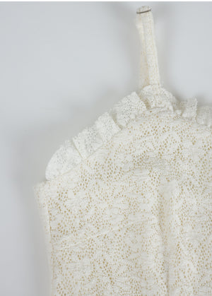 Anastasia Lace Ruffle Dress
