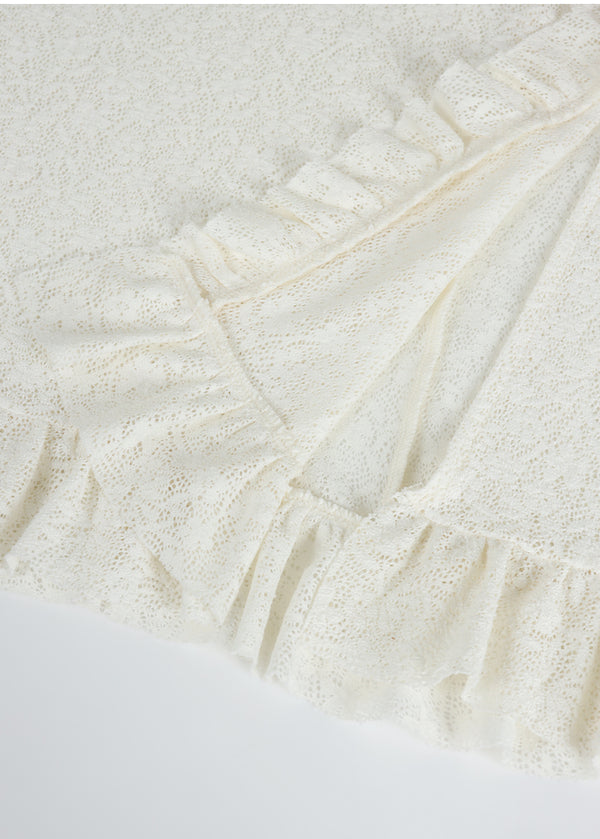 Anastasia Lace Ruffle Dress