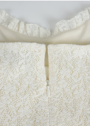 Anastasia Lace Ruffle Dress
