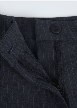 Anima Stripe Own-Tuck Wide Slacks