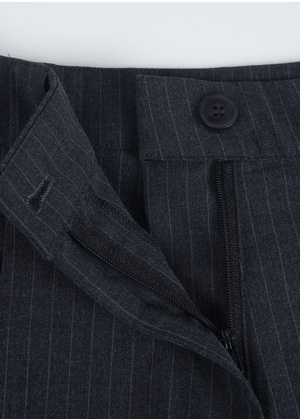 Anima Stripe Own-Tuck Wide Slacks