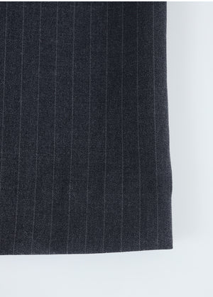 Anima Stripe Own-Tuck Wide Slacks