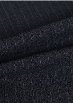 Anima Stripe Own-Tuck Wide Slacks