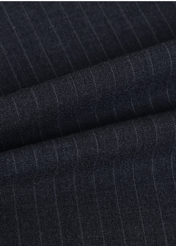 Anima Stripe Own-Tuck Wide Slacks