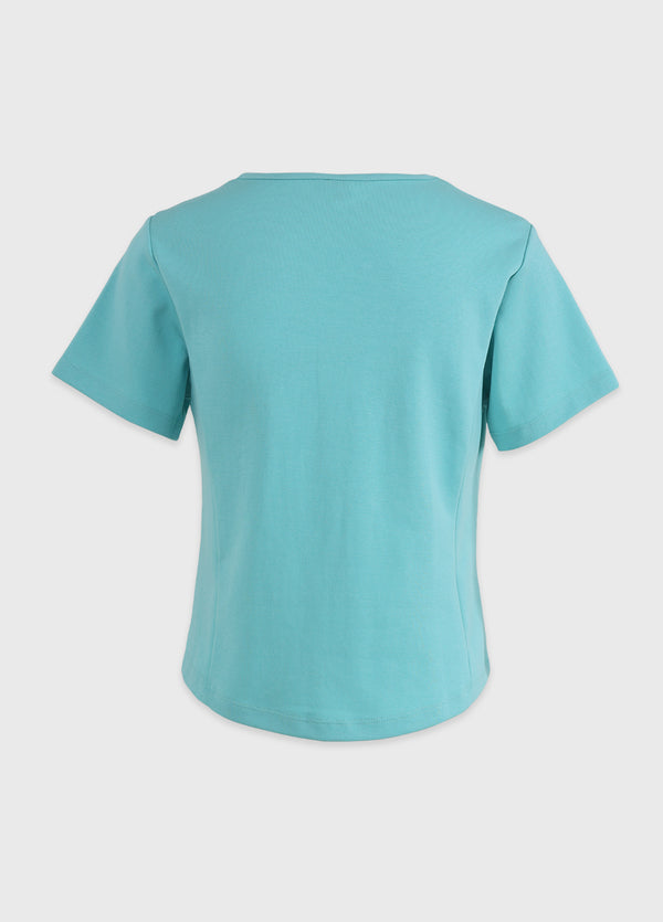 Aquamarine M-Slit Point T-shirt