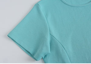 Aquamarine M-Slit Point T-shirt