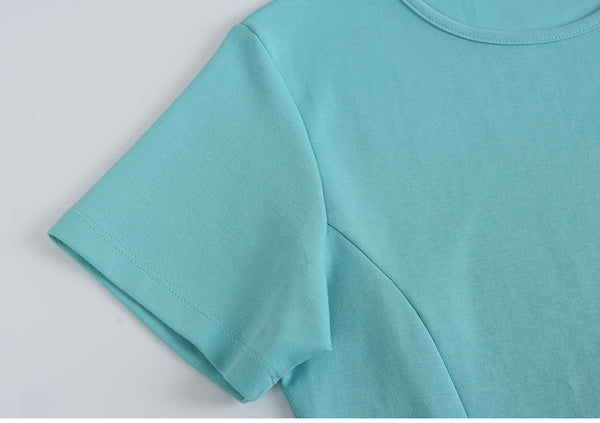 Aquamarine M-Slit Point T-shirt