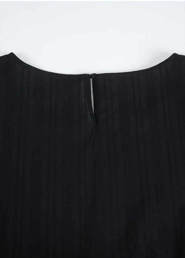 Aria Striped Shirring Blouse
