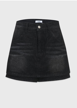 Avel Denim Mini Skirt Shorts