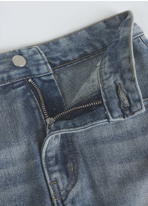 Avel Denim Mini Skirt Shorts