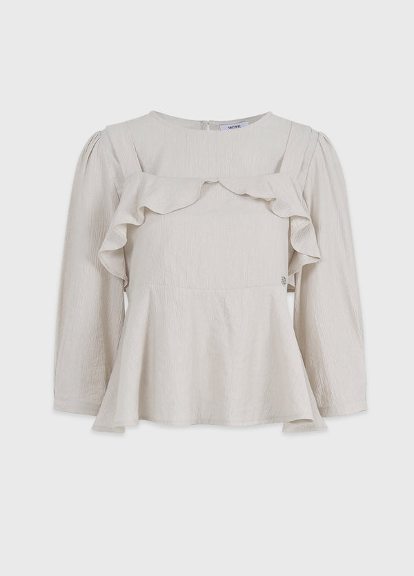 Aveline Ruffle Bustier-Blouse Setup