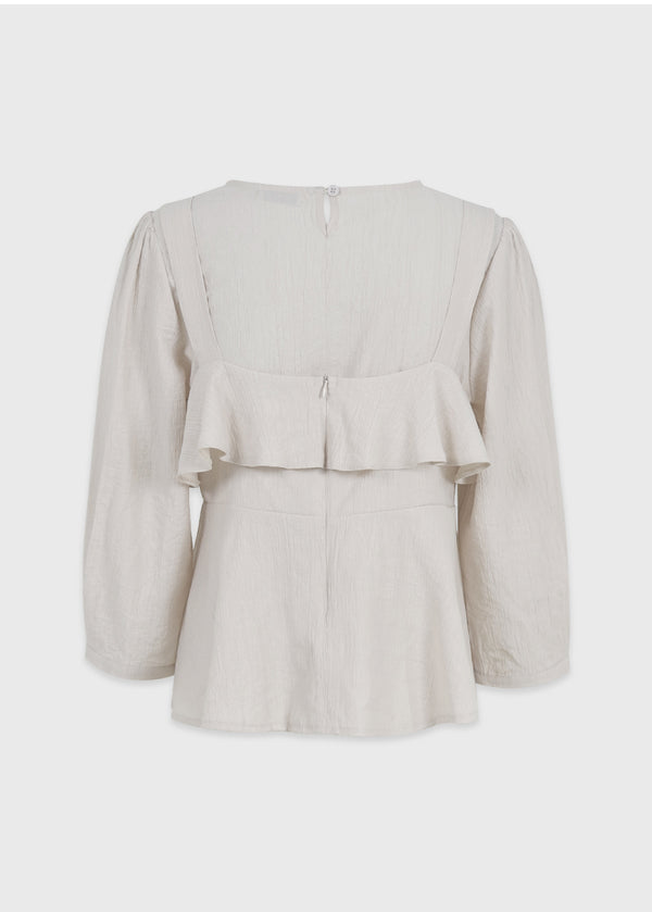 Aveline Ruffle Bustier-Blouse Setup