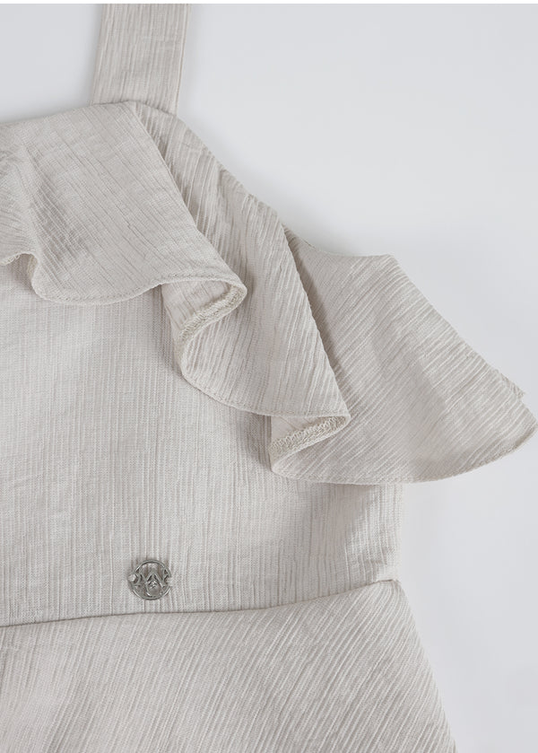 Aveline Ruffle Bustier-Blouse Setup