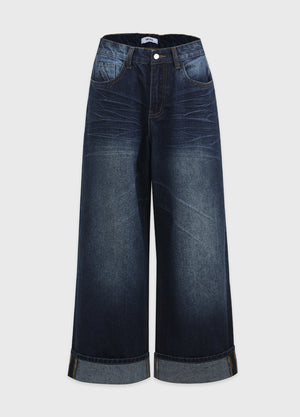 Avenn Vintage Roll-Up Denim Pants