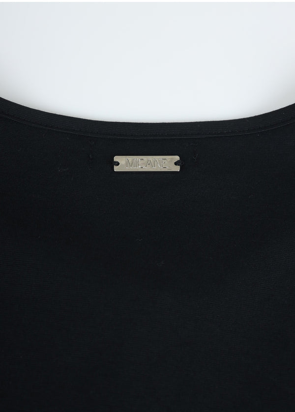 Ayra Twist-Detail Sleeveless Dress-Cardigan Setup