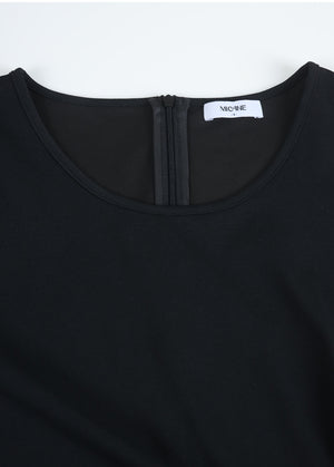Ayra Twist-Detail Sleeveless Dress-Cardigan Setup