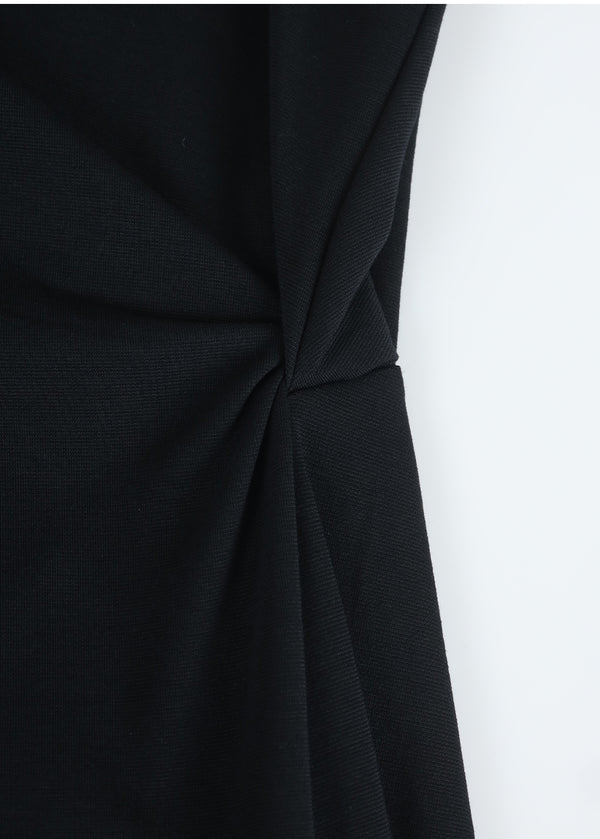 Ayra Twist-Detail Sleeveless Dress-Cardigan Setup
