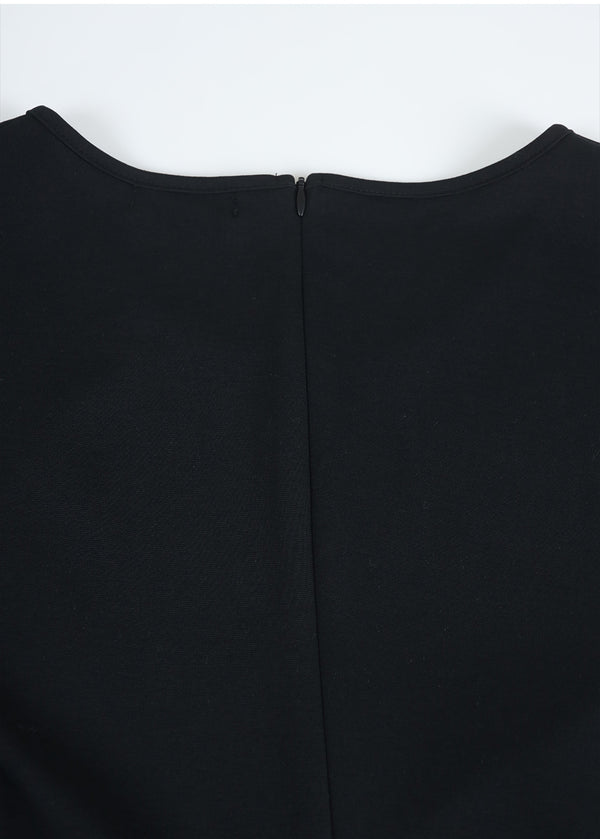 Ayra Twist-Detail Sleeveless Dress-Cardigan Setup