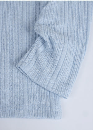 Azura Stripe Cardigan-Sleeveless Set Up