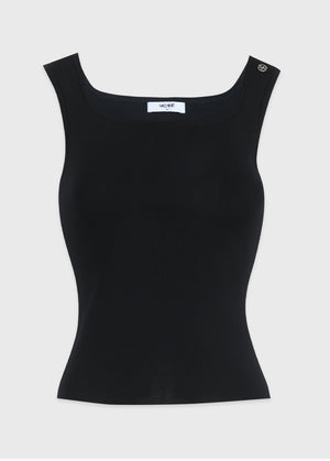 Beatrice Square Neck Knit Sleeveless