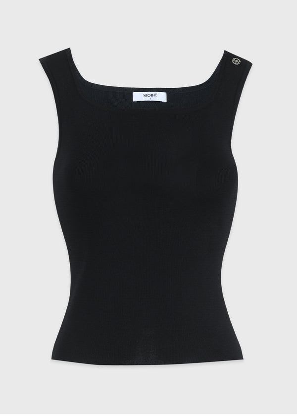 Beatrice Square Neck Knit Sleeveless