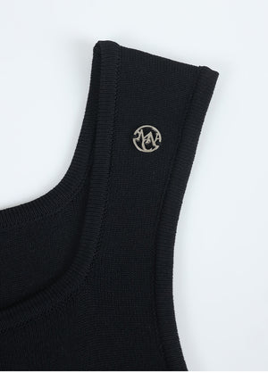 Beatrice Square Neck Knit Sleeveless