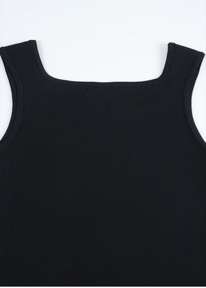 Beatrice Square Neck Knit Sleeveless