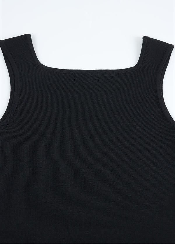 Beatrice Square Neck Knit Sleeveless