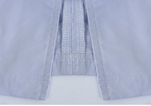 Bellflower Heart Neck Slit Blouse