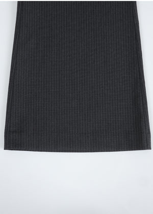 Bess Stripe Semi Flared Slacks