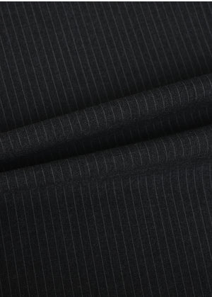 Bess Stripe Semi Flared Slacks