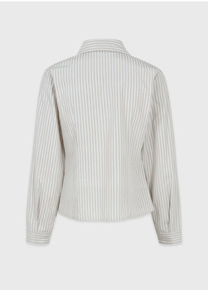 Bonnie Pintuck Striped Shirt