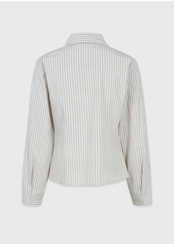 Bonnie Pintuck Striped Shirt