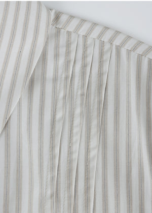 Bonnie Pintuck Striped Shirt