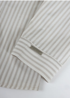 Bonnie Pintuck Striped Shirt
