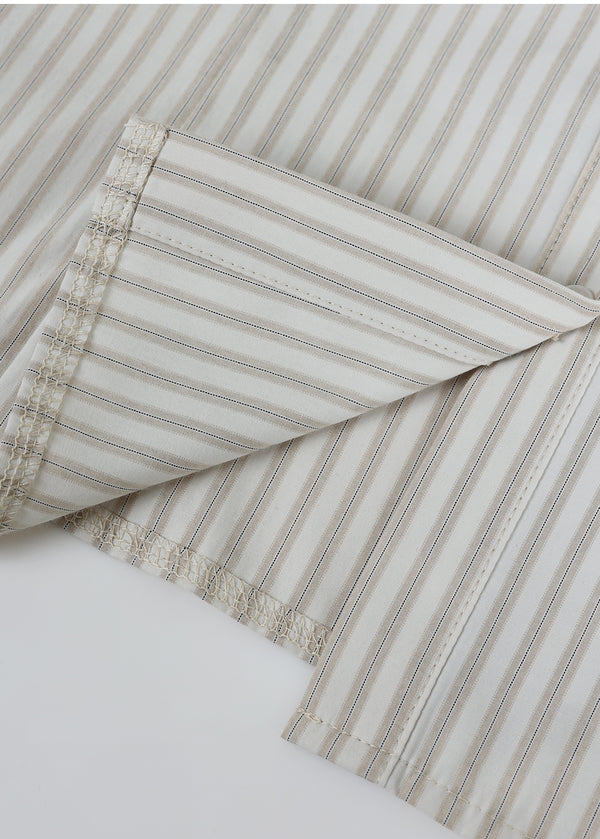 Bonnie Pintuck Striped Shirt