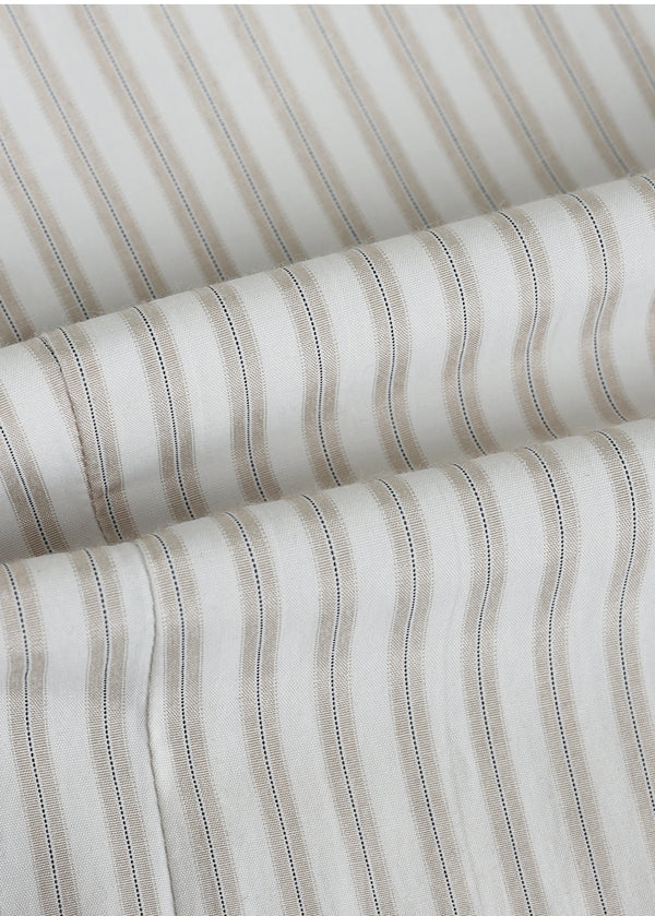 Bonnie Pintuck Striped Shirt