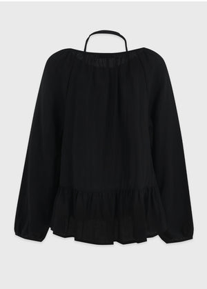Boo Frill Tie Blouse